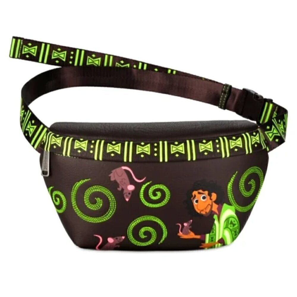 NWT - Disney Parks Loungefly Bruno Encanto Glow-In-The-Dark Belt Bag / Fanny Pac
